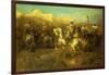 Arab Horsemen on the March-Adolf Schreyer-Framed Giclee Print