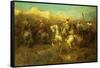 Arab Horsemen on the March-Adolf Schreyer-Framed Stretched Canvas