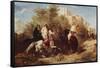 Arab Horsemen-Eugene Fromentin-Framed Stretched Canvas