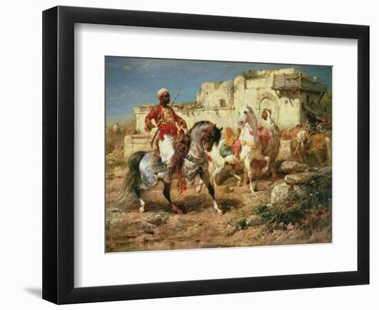 Arab Horsemen-Adolf Schreyer-Framed Giclee Print