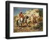 Arab Horsemen-Adolf Schreyer-Framed Giclee Print