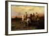 Arab Horsemen-Adolf Schreyer-Framed Giclee Print
