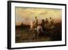 Arab Horsemen-Adolf Schreyer-Framed Giclee Print