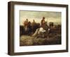 Arab Horsemen-Adolf Schreyer-Framed Giclee Print