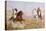 Arab Horsemen-Giulio Rosati-Stretched Canvas