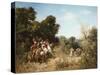 Arab Horsemen-Georges Washington-Stretched Canvas