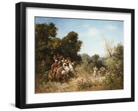 Arab Horsemen-Georges Washington-Framed Giclee Print