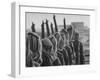 Arab Legion Standing in Formation-null-Framed Photographic Print