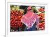 Arab Man Waerinf Keffiyeh Buying Apples in Market, Amman, Jordan-Peter Adams-Framed Photographic Print