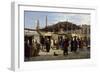 Arab Market, 1873, Painting by Marco De Gregorio (1829-1876), 57X97 Cm-null-Framed Giclee Print