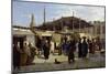 Arab Market, 1873, Painting by Marco De Gregorio (1829-1876), 57X97 Cm-null-Mounted Giclee Print