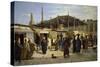 Arab Market, 1873-Marco De Gregorio-Stretched Canvas