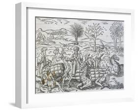 Arab Merchants in Syria-Andre Thevet-Framed Giclee Print