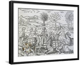 Arab Merchants in Syria-Andre Thevet-Framed Giclee Print