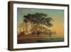 Arab Oasis, 1853-Narcisse Berchere-Framed Giclee Print