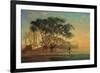 Arab Oasis, 1853-Narcisse Berchere-Framed Giclee Print