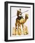 Arab on Camel-Angus Mcbride-Framed Giclee Print