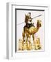 Arab on Camel-Angus Mcbride-Framed Giclee Print