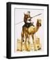 Arab on Camel-Angus Mcbride-Framed Giclee Print