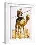 Arab on Camel-Angus Mcbride-Framed Giclee Print