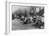 Arab Refugees are Living in the Open Air Near Jericho, Palestine, Dec. 14, 1948-null-Framed Photo