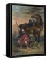 Arab Rider-Eugene Delacroix-Framed Stretched Canvas