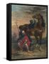 Arab Rider-Eugene Delacroix-Framed Stretched Canvas