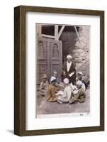 Arab School in Cairo c.1900-null-Framed Photographic Print