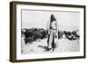 Arab Shepherd, Kazimain Area, Iraq, 1917-1919-null-Framed Giclee Print