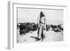 Arab Shepherd, Kazimain Area, Iraq, 1917-1919-null-Framed Giclee Print