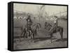 Arab Spearmen of the Wild East Show-null-Framed Stretched Canvas