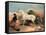 Arab Stallion-Edwin Henry Landseer-Framed Stretched Canvas