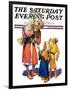 "Arab Vendor and Children," Saturday Evening Post Cover, September 21, 1929-Henry Soulen-Framed Giclee Print