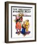 "Arab Vendor and Children," Saturday Evening Post Cover, September 21, 1929-Henry Soulen-Framed Giclee Print