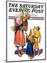 "Arab Vendor and Children," Saturday Evening Post Cover, September 21, 1929-Henry Soulen-Mounted Giclee Print