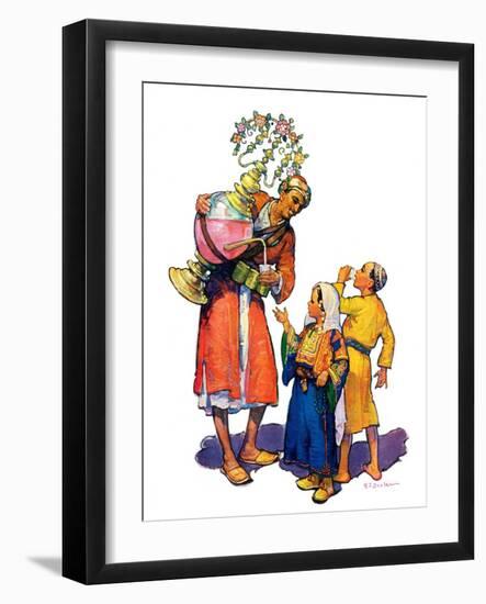 "Arab Vendor and Children,"September 21, 1929-Henry Soulen-Framed Giclee Print