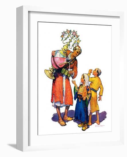 "Arab Vendor and Children,"September 21, 1929-Henry Soulen-Framed Giclee Print