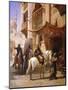 Arab Warriors in a Street-Paul Dominique Philippoteaux-Mounted Giclee Print