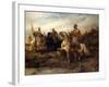 Arab Warriors on Horseback-Adolf Schreyer-Framed Giclee Print