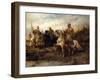 Arab Warriors on Horseback-Adolf Schreyer-Framed Giclee Print