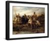 Arab Warriors on Horseback-Adolf Schreyer-Framed Giclee Print