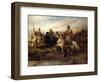 Arab Warriors on Horseback-Adolf Schreyer-Framed Giclee Print