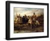 Arab Warriors on Horseback-Adolf Schreyer-Framed Giclee Print