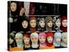 Arab Woman Buys an Islamic Head Dress in Preparation for the Muslim Holy Fasting Month of Ramadan-null-Stretched Canvas