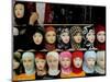 Arab Woman Buys an Islamic Head Dress in Preparation for the Muslim Holy Fasting Month of Ramadan-null-Mounted Photographic Print