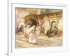 Arab Women in a Street-Frederick Arthur Bridgman-Framed Giclee Print