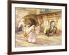 Arab Women in a Street-Frederick Arthur Bridgman-Framed Giclee Print