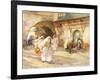 Arab Women in a Street-Frederick Arthur Bridgman-Framed Giclee Print