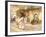 Arab Women in a Street-Frederick Arthur Bridgman-Framed Giclee Print