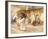 Arab Women in a Street-Frederick Arthur Bridgman-Framed Giclee Print